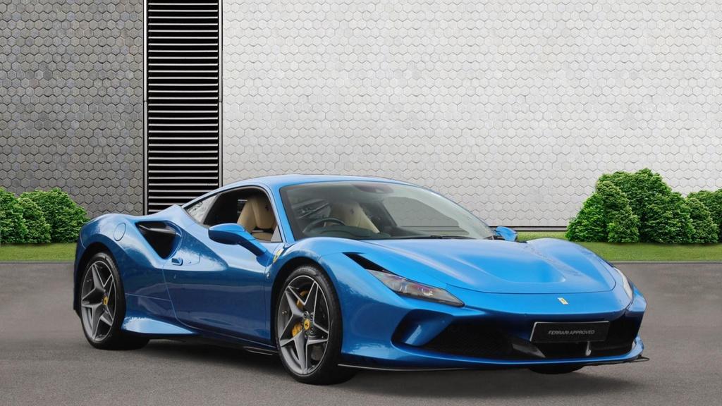 [DIRECT IMPORT] 2022 Ferrari F8 Tributo Blue Coupe Sports Car 3.9T V8 F1 DCT- Malaysia Ferrari Car for Sale