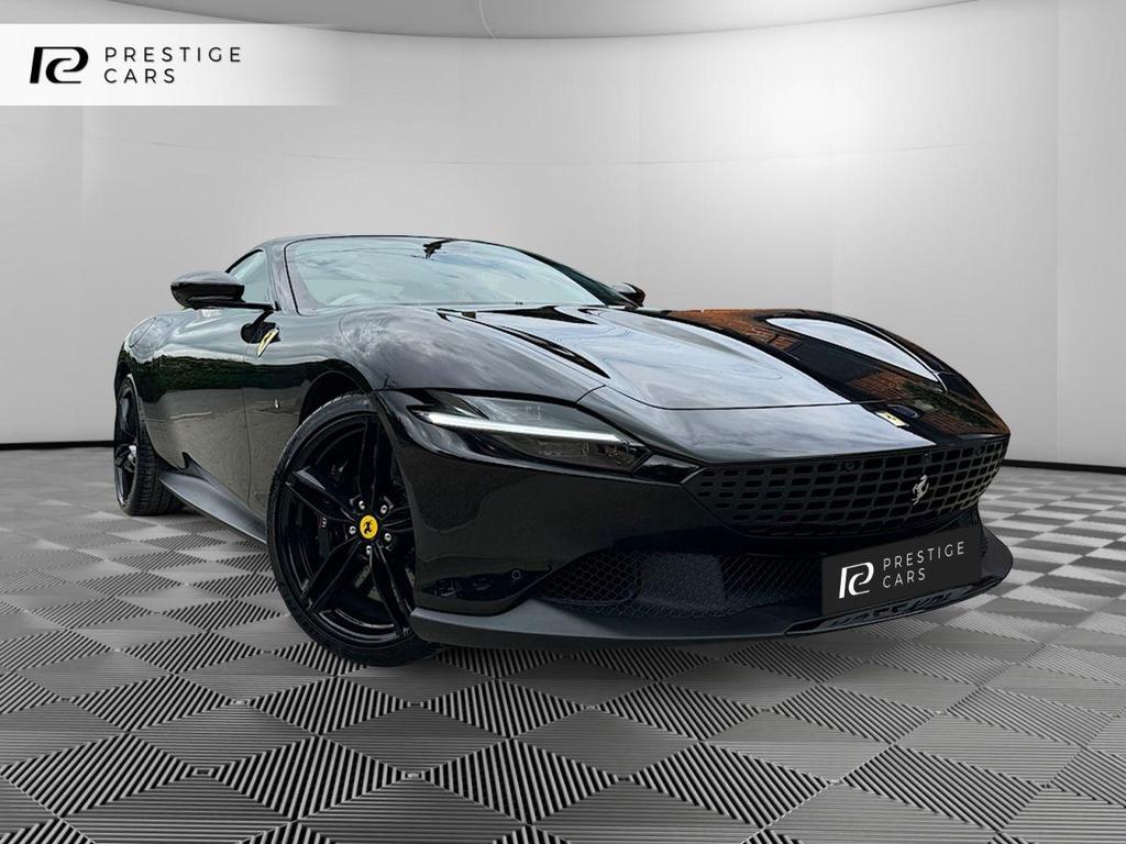 2022 Ferrari Roma Black Coupe Sports Car with 4 Seats 3.8T V8 F1 DCT - Malaysia Ferrari Car for Sale Promotion [DIRECT IMPORT]