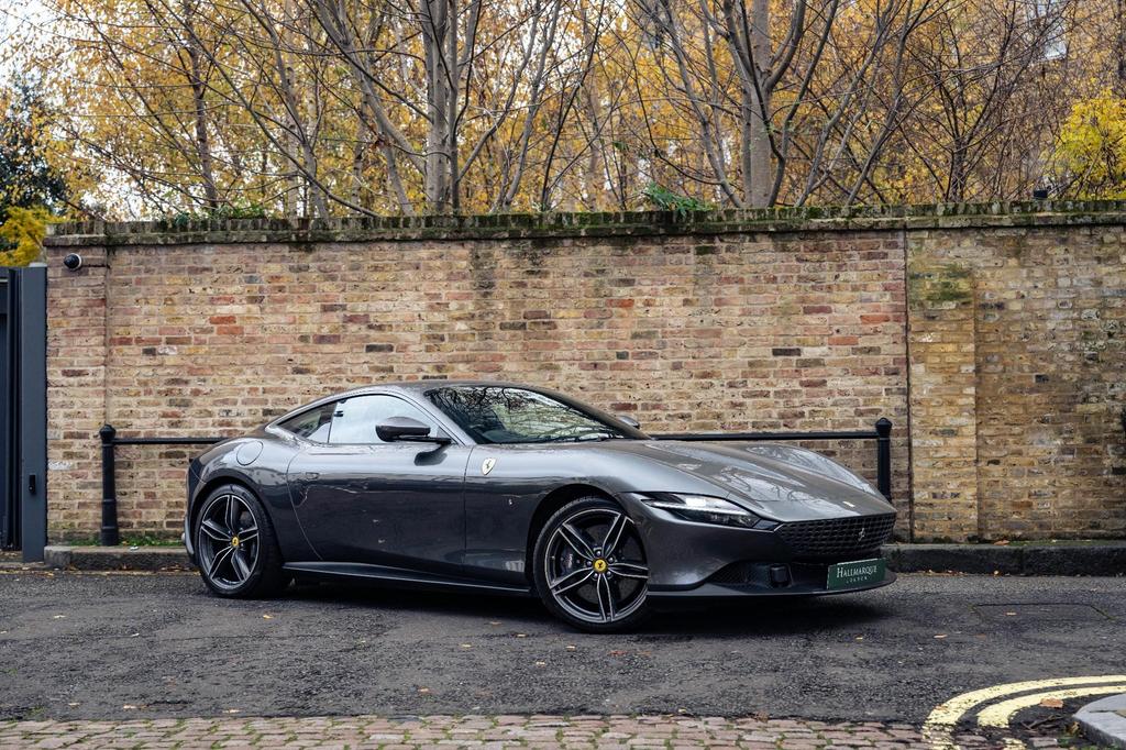 2022 Ferrari Roma Grey Coupe Sports Car with 4 Seats 3.8T V8 F1 DCT - Malaysia Ferrari Car for Sale Promotion [DIRECT IMPORT]