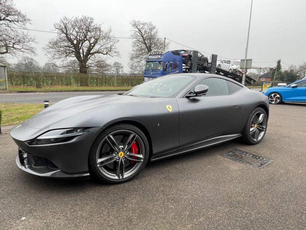 2022 Ferrari Roma Grey Coupe Sports Car with 4 Seats 3.8T V8 F1 DCT - Malaysia Ferrari Car for Sale Promotion [DIRECT IMPORT]