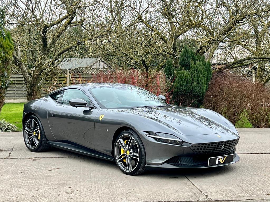 2022 Ferrari Roma Grey Coupe Sports Car with 4 Seats 3.8T V8 F1 DCT - Malaysia Ferrari Car for Sale Promotion [DIRECT IMPORT]