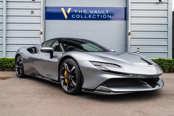 2022 Ferrari SF90 Stradale Grey Coupe Plug-in Hybrid Sports Car with 2 Seats 4.0T V8 F1 DCT 4WD - Malaysia Ferrari Car for Sale Promotion [DIRECT IMPORT]