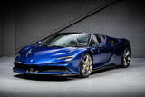[DIRECT IMPORT] 2022 Ferrari SF90 Spider Blue Convertible Coupe Plug-in Hybrid Sports Car with 2 Seats 4.0T V8 F1 DCT 4WD - Malaysia Ferrari Car for Sale Promotion