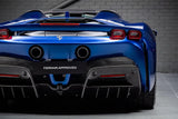 [DIRECT IMPORT] 2022 Ferrari SF90 Spider Blue Convertible Coupe Plug-in Hybrid Sports Car with 2 Seats 4.0T V8 F1 DCT 4WD - Malaysia Ferrari Car for Sale Promotion