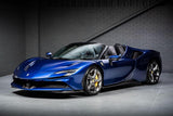 [DIRECT IMPORT] 2022 Ferrari SF90 Spider Blue Convertible Coupe Plug-in Hybrid Sports Car with 2 Seats 4.0T V8 F1 DCT 4WD - Malaysia Ferrari Car for Sale Promotion
