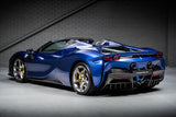 [DIRECT IMPORT] 2022 Ferrari SF90 Spider Blue Convertible Coupe Plug-in Hybrid Sports Car with 2 Seats 4.0T V8 F1 DCT 4WD - Malaysia Ferrari Car for Sale Promotion