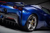 [DIRECT IMPORT] 2022 Ferrari SF90 Spider Blue Convertible Coupe Plug-in Hybrid Sports Car with 2 Seats 4.0T V8 F1 DCT 4WD - Malaysia Ferrari Car for Sale Promotion