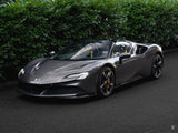 [DIRECT IMPORT] 2022 Ferrari SF90 Spider Grey Convertible Coupe Plug-in Hybrid Sports Car with 2 Seats 4.0T V8 F1 DCT 4WD - Malaysia Ferrari Car for Sale Promotion