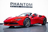 [DIRECT IMPORT] 2022 Ferrari SF90 Spider Red Convertible Coupe Plug-in Hybrid Sports Car with 2 Seats 4.0T V8 F1 DCT 4WD - Malaysia Ferrari Car for Sale Promotion