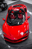 [DIRECT IMPORT] 2022 Ferrari SF90 Spider Red Convertible Coupe Plug-in Hybrid Sports Car with 2 Seats 4.0T V8 F1 DCT 4WD - Malaysia Ferrari Car for Sale Promotion