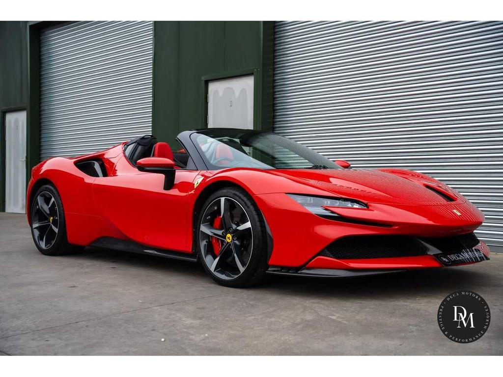 [DIRECT IMPORT] 2022 Ferrari SF90 Spider Red Convertible Coupe Plug-in Hybrid Sports Car with 2 Seats 4.0T V8 F1 DCT 4WD - Malaysia Ferrari Car for Sale Promotion