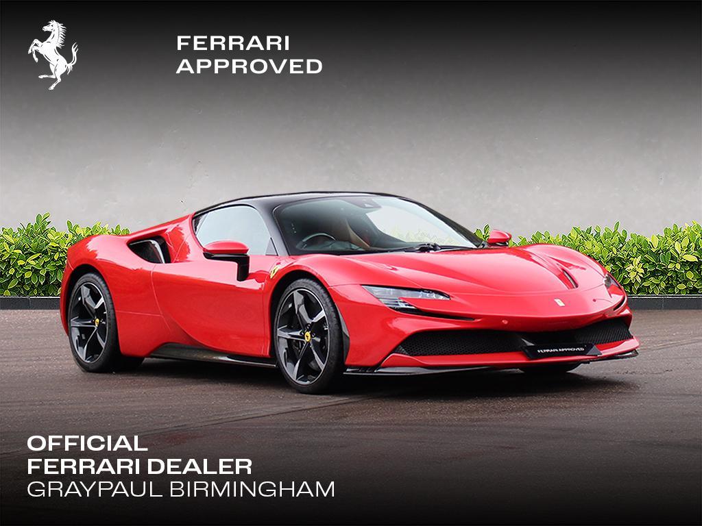 2022 Ferrari SF90 Stradale Red Coupe Plug-in Hybrid Sports Car with 2 Seats 4.0T V8 F1 DCT AWD - Malaysia Ferrari Car for Sale Promotion [DIRECT IMPORT]