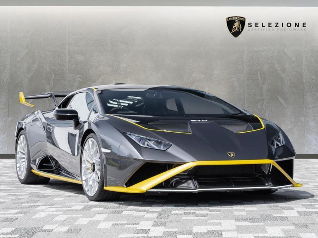 [DIRECT IMPORT] 2022 Lamborghini Huracan STO 5.2 V10 4WD Auto Coupe - Black & Yellow Coupe (2022) - Recond Car