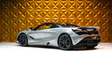 2022 McLaren 720S Spider - Silver Convertible Coupe Sports Car with Butterly Doors and 2-Seats 4.0T Twin-Turbo V8 SSG (Black Interior) - Malaysia McLaren Car Price for Sale Promotion [DIRECT IMPORT]