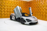 2022 McLaren 720S Spider - Silver Convertible Coupe Sports Car with Butterly Doors and 2-Seats 4.0T Twin-Turbo V8 SSG (Black Interior) - Malaysia McLaren Car Price for Sale Promotion [DIRECT IMPORT]