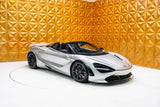 2022 McLaren 720S Spider - Silver Convertible Coupe Sports Car with Butterly Doors and 2-Seats 4.0T Twin-Turbo V8 SSG (Black Interior) - Malaysia McLaren Car Price for Sale Promotion [DIRECT IMPORT]
