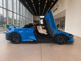 2022 McLaren 765LT Spider - Blue Convertible Coupe Sports Car with Butterly Doors and 2-Seats 4.0T Twin-Turbo V8 SSG (Black Interior) - Malaysia McLaren Car Price for Sale Promotion [DIRECT IMPORT]