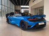 2022 McLaren 765LT Spider - Blue Convertible Coupe Sports Car with Butterly Doors and 2-Seats 4.0T Twin-Turbo V8 SSG (Black Interior) - Malaysia McLaren Car Price for Sale Promotion [DIRECT IMPORT]