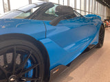 2022 McLaren 765LT Spider - Blue Convertible Coupe Sports Car with Butterly Doors and 2-Seats 4.0T Twin-Turbo V8 SSG (Black Interior) - Malaysia McLaren Car Price for Sale Promotion [DIRECT IMPORT]