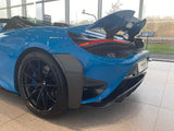 2022 McLaren 765LT Spider - Blue Convertible Coupe Sports Car with Butterly Doors and 2-Seats 4.0T Twin-Turbo V8 SSG (Black Interior) - Malaysia McLaren Car Price for Sale Promotion [DIRECT IMPORT]