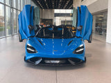 2022 McLaren 765LT Spider - Blue Convertible Coupe Sports Car with Butterly Doors and 2-Seats 4.0T Twin-Turbo V8 SSG (Black Interior) - Malaysia McLaren Car Price for Sale Promotion [DIRECT IMPORT]