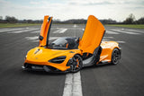 2022 McLaren 765LT Spider - Orange Convertible Coupe Sports Car with Butterly Doors and 2-Seats 4.0T Twin-Turbo V8 SSG (Black Interior) - Malaysia McLaren Car Price for Sale Promotion [DIRECT IMPORT]