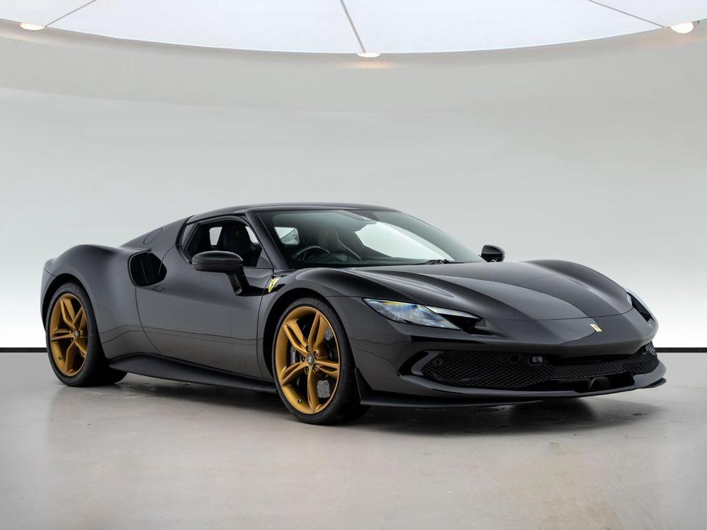 2023 Ferrari 296 GTB Black Coupe Plug-in Hybrid Sports Car with 2 Seats 3.0T V6 F1 DCT (Black Interior)- Malaysia Ferrari Car for Sale Promotion [DIRECT IMPORT]
