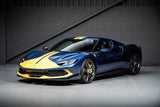 2023 Ferrari 296 GTB Blue Coupe Plug-in Hybrid Sports Car with 2 Seats 3.0T V6 F1 DCT (Black Interior)- Malaysia Ferrari Car for Sale Promotion [DIRECT IMPORT]