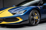 2023 Ferrari 296 GTB Blue Coupe Plug-in Hybrid Sports Car with 2 Seats 3.0T V6 F1 DCT (Black Interior)- Malaysia Ferrari Car for Sale Promotion [DIRECT IMPORT]