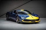2023 Ferrari 296 GTB Blue Coupe Plug-in Hybrid Sports Car with 2 Seats 3.0T V6 F1 DCT (Black Interior)- Malaysia Ferrari Car for Sale Promotion [DIRECT IMPORT]