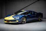 2023 Ferrari 296 GTB Blue Coupe Plug-in Hybrid Sports Car with 2 Seats 3.0T V6 F1 DCT (Black Interior)- Malaysia Ferrari Car for Sale Promotion [DIRECT IMPORT]