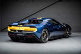 2023 Ferrari 296 GTB Blue Coupe Plug-in Hybrid Sports Car with 2 Seats 3.0T V6 F1 DCT (Black Interior)- Malaysia Ferrari Car for Sale Promotion [DIRECT IMPORT]