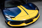 2023 Ferrari 296 GTB Blue Coupe Plug-in Hybrid Sports Car with 2 Seats 3.0T V6 F1 DCT (Black Interior)- Malaysia Ferrari Car for Sale Promotion [DIRECT IMPORT]