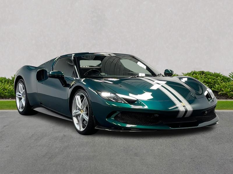 2023 Ferrari 296 GTB Green Coupe Plug-in Hybrid Sports Car with 2 Seats 3.0T V6 F1 DCT (Black Interior)- Malaysia Ferrari Car for Sale Promotion [DIRECT IMPORT]