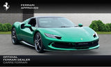 2023 Ferrari 296 GTB Green Coupe Plug-in Hybrid Sports Car with 2 Seats 3.0T V6 F1 DCT (Black Interior)- Malaysia Ferrari Car for Sale Promotion [DIRECT IMPORT]