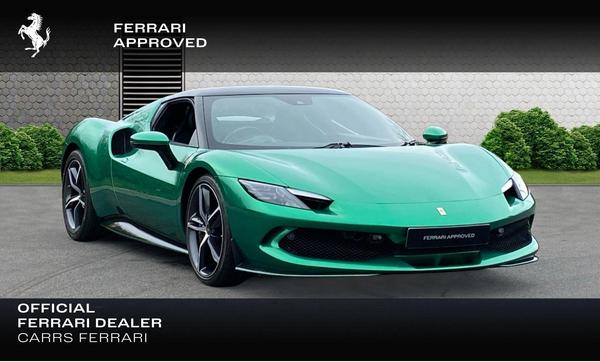 2023 Ferrari 296 GTB Green Coupe Plug-in Hybrid Sports Car with 2 Seats 3.0T V6 F1 DCT (Black Interior)- Malaysia Ferrari Car for Sale Promotion [DIRECT IMPORT]
