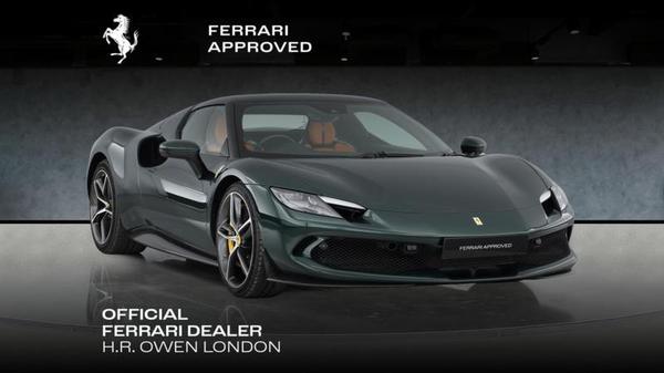 2023 Ferrari 296 GTB Green Coupe Plug-in Hybrid Sports Car with 2 Seats 3.0T V6 F1 DCT (Black Interior)- Malaysia Ferrari Car for Sale Promotion [DIRECT IMPORT]