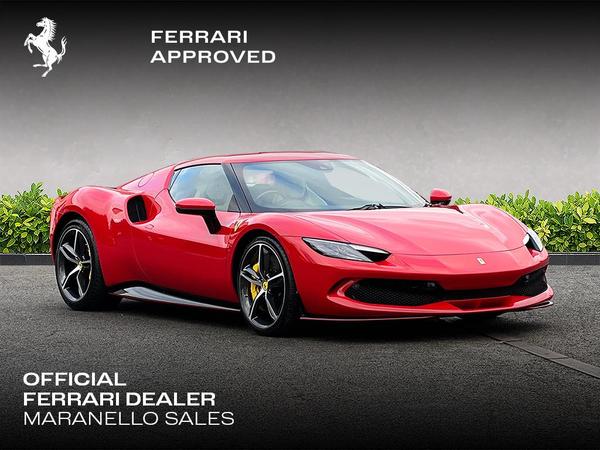 2023 Ferrari 296 GTB Red Coupe Plug-in Hybrid Sports Car with 2 Seats 3.0T V6 F1 DCT (Biege Interior)- Malaysia Ferrari Car for Sale Promotion [DIRECT IMPORT]