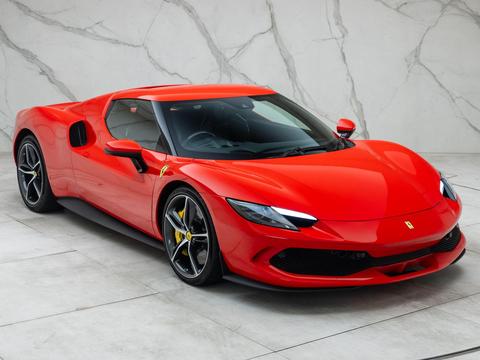 2023 Ferrari 296 GTB Red Coupe Plug-in Hybrid Sports Car with 2 Seats 3.0T V6 F1 DCT (Black Interior)- Malaysia Ferrari Car for Sale Promotion [DIRECT IMPORT]