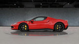 2023 Ferrari 296 GTB Red Coupe Plug-in Hybrid Sports Car with 2 Seats 3.0T V6 F1 DCT (Black Interior)- Malaysia Ferrari Car for Sale Promotion [DIRECT IMPORT]