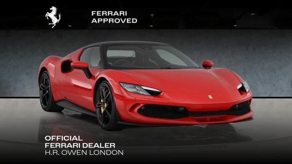 2023 Ferrari 296 GTB Red Coupe Plug-in Hybrid Sports Car with 2 Seats 3.0T V6 F1 DCT (Black Interior)- Malaysia Ferrari Car for Sale Promotion [DIRECT IMPORT]