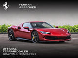 2023 Ferrari 296 GTB Red Coupe Plug-in Hybrid Sports Car with 2 Seats 3.0T V6 F1 DCT (Black-Red Interior)- Malaysia Ferrari Car for Sale Promotion [DIRECT IMPORT]