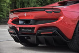2023 Ferrari 296 GTB Red Coupe Plug-in Hybrid Sports Car with 2 Seats 3.0T V6 F1 DCT (Black-Red Interior)- Malaysia Ferrari Car for Sale Promotion [DIRECT IMPORT]
