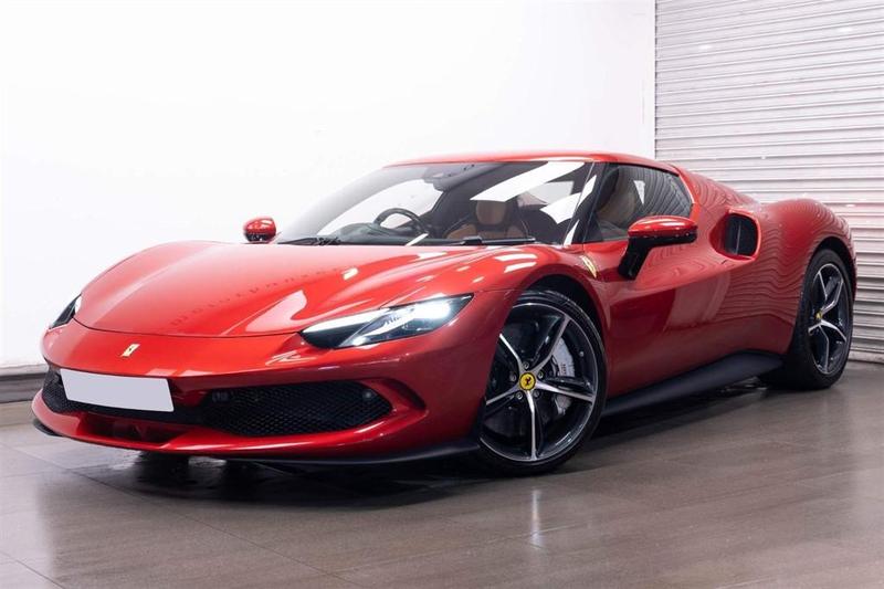 2023 Ferrari 296 GTB Red Coupe Plug-in Hybrid Sports Car with 2 Seats 3.0T V6 F1 DCT (Brown Interior)- Malaysia Ferrari Car for Sale Promotion [DIRECT IMPORT]