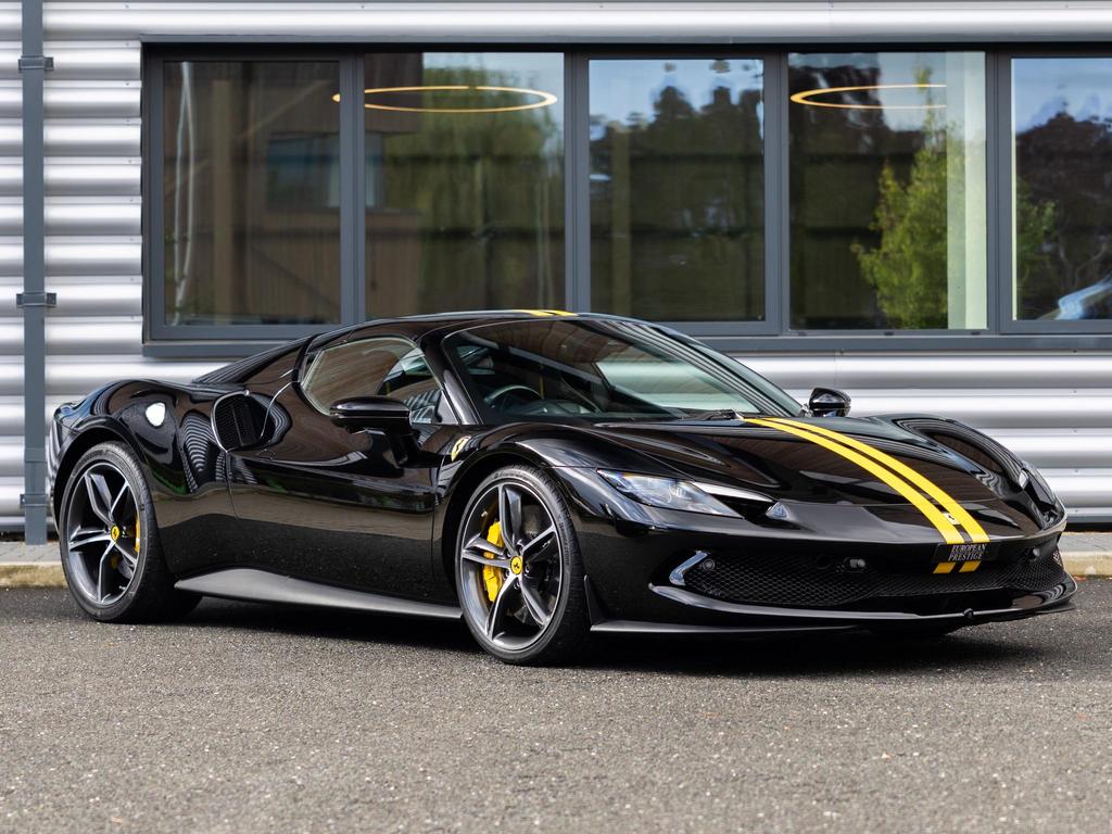 2023 Ferrari 296 GTS Spider Black Convertible Plug-in Hybrid Sports Car with 2 Seats 3.0T V6 F1 DCT (Black Interior)- Malaysia Ferrari Car for Sale Promotion [DIRECT IMPORT]