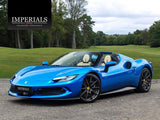 2023 Ferrari 296 GTS Spider Blue Convertible Plug-in Hybrid Sports Car with 2 Seats 3.0T V6 F1 DCT (Biege Interior)- Malaysia Ferrari Car for Sale Promotion [DIRECT IMPORT]