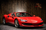 2023 Ferrari 296 GTS Spider Red Convertible Plug-in Hybrid Sports Car with 2 Seats 3.0T V6 F1 DCT (Black Interior)- Malaysia Ferrari Car for Sale Promotion [DIRECT IMPORT]