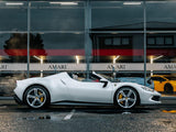 2023 Ferrari 296 GTS Spider White Convertible Plug-in Hybrid Sports Car with 2 Seats 3.0T V6 F1 DCT (Black Interior)- Malaysia Ferrari Car for Sale Promotion [DIRECT IMPORT]