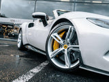 2023 Ferrari 296 GTS Spider White Convertible Plug-in Hybrid Sports Car with 2 Seats 3.0T V6 F1 DCT (Black Interior)- Malaysia Ferrari Car for Sale Promotion [DIRECT IMPORT]