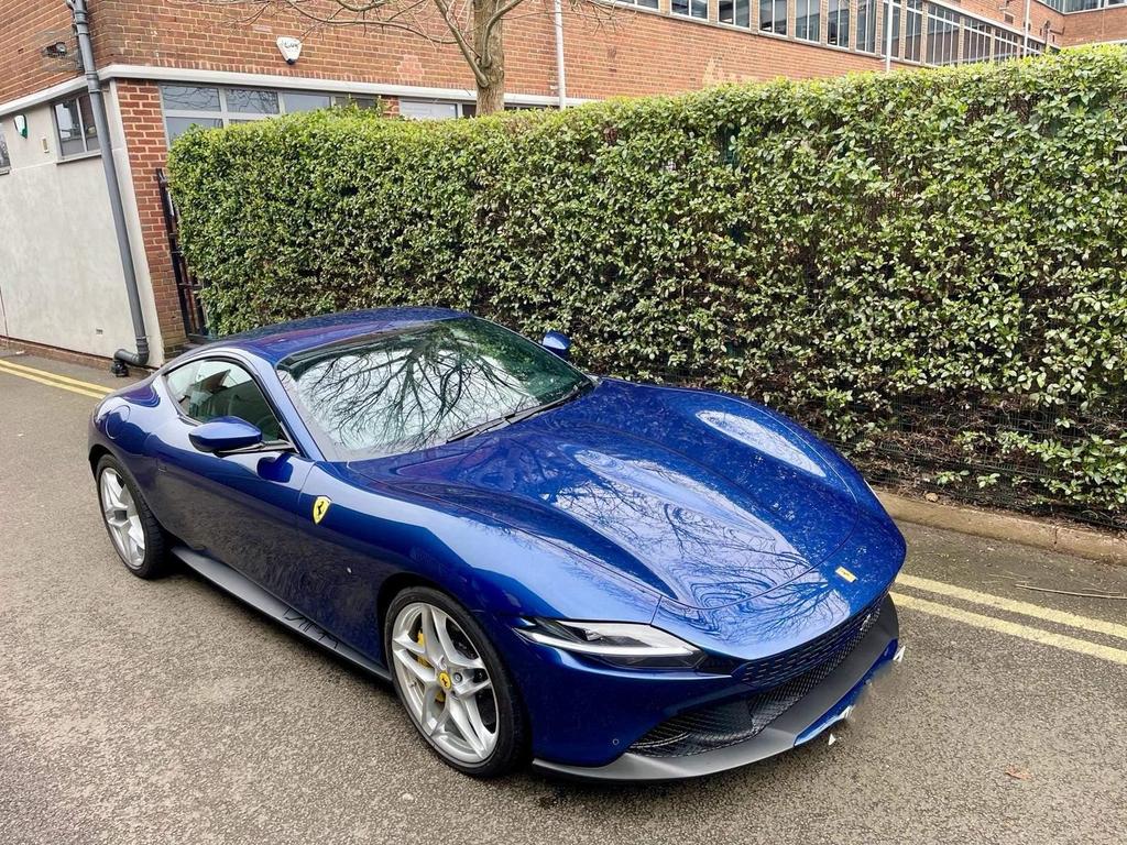 2023 Ferrari Roma Blue Coupe Sports Car with 4 Seats 3.8T V8 F1 DCT - Malaysia Ferrari Car for Sale Promotion [DIRECT IMPORT]